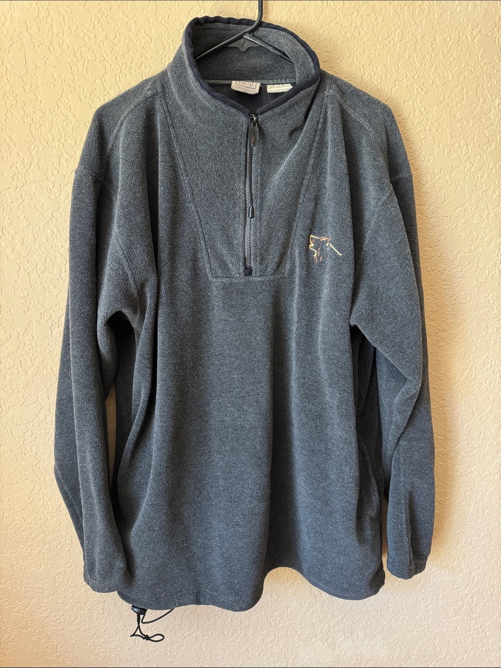Habitat Quarter-Zip Fleece Pullover - Dark Gray
